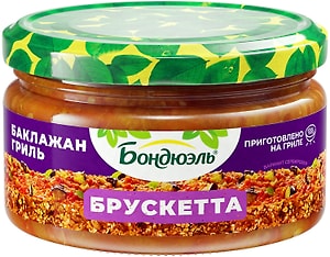 Изображение товара Брускетта Бондюэль Баклажан гриль 250мл