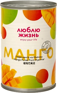 Изображение товара Пюре Люблю Жизнь манго из Мьянмы 430г