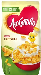 Изображение товара Хлопья Любятово Кукурузные 300г