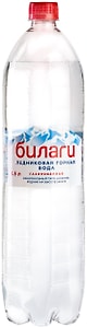 Изображение товара Вода Billagi природная ледниковая горная газированная 1.5л