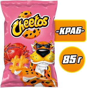 Изображение товара Снеки кукурузные Cheetos Краб 85г