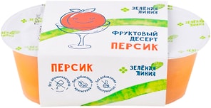 Изображение товара Десерт фруктовый Зеленая Линия Персик 200г