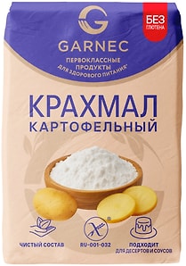 Изображение товара Крахмал Garnec Картофельный без глютена 400г