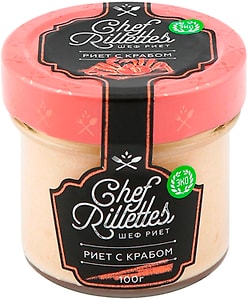 Изображение товара Риет Путина из икры трески с крабом камчатским 100г