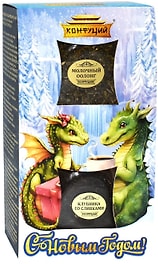 Изображение товара Набор подарочный Конфуций Дуэт чай черный и зеленый 115г