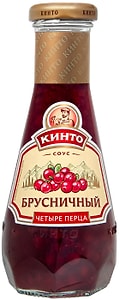 Изображение товара Соус Кинто Четыре перца брусничный 320г