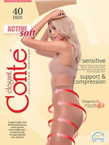 Изображение товара Колготки Conte Elegant Active Soft 40 Natural Размер 5