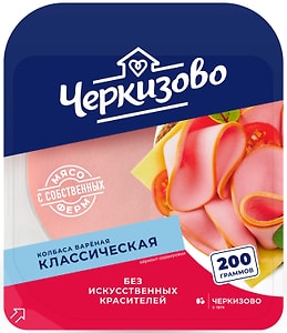 Изображение товара Колбаса Черкизово Вареная классическая 200г