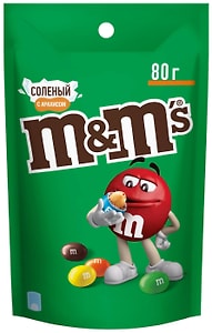 Изображение товара Конфеты M&M'S Драже с соленым арахисом и молочным шоколадом 80г