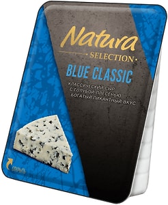 Изображение товара  Сыр Natura Selection с голубой плесенью 50% 100г