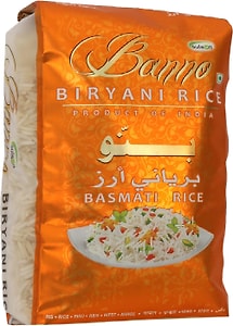 Изображение товара Рис Banno Басмати бирьяни 500г