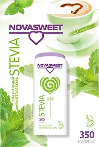 Изображение товара Заменитель сахара Novasweet Stevia 350 таб