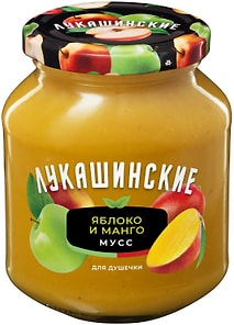 Изображение товара Мусс Лукашинские десерты Яблочно-манговый 370г