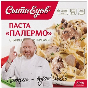 Изображение товара Паста СытоЕдов Палермо с курицей и грибами 300г