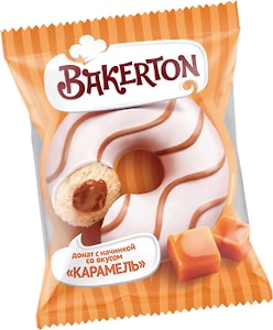 Изображение товара Донат Bakerton Карамель глазированный 67г