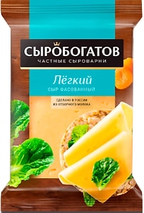 Изображение товара Сыр Сыробогатов Легкий сыр 25% 180г