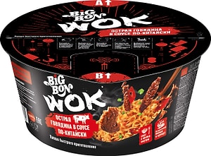 Изображение товара Лапша Big Bon Острая говядина по китайски 85г