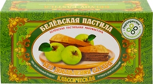 Изображение товара Пастила Белевская Пастильная Мануфактура Классическая без сахара 100г