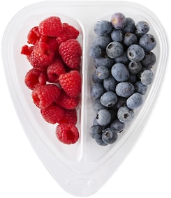 Изображение товара Ягодный микс Голубика и малина 200г упаковка