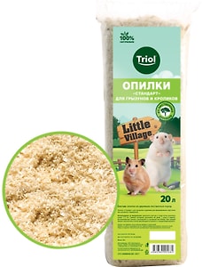 Изображение товара Опилки Triol Стандарт для грызунов и кроликов 20л