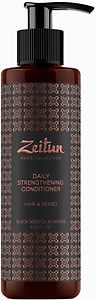 Изображение товара Бальзам-кондиционер для волос и бороды Zeitun укрепляющий для мужчин с имбирем и черным тмином 250мл
