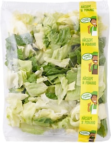Изображение товара Смесь салатная мытая Выгодно Айсберг и Романо 200г