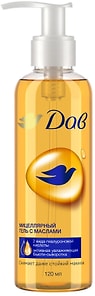Изображение товара Мицеллярный гель для снятия макияжа Дав с маслами 120мл