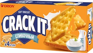 Изображение товара Печенье Orion Cracl-It Затяжное Сливочный 80г