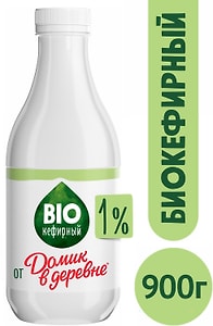 Изображение товара Продукт Домик в деревне BIO-кефирный 1% 900мл