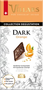Изображение товара Шоколад Villars темный с цукатами из апельсиновых корочек 100г