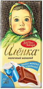 Изображение товара Шоколад Аленка Молочный Много молока + кальций 75г