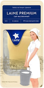 Изображение товара Сыр Laime Premium 50% нарезка 125г