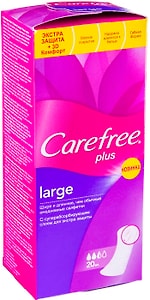 Изображение товара Прокладки ежедневные Carefree Plus Large 20шт