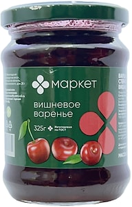 Изображение товара Варенье Маркет Перекресток Вишневое 325г