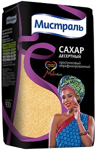 Изображение товара Сахар Мистраль Десертный тростниковый нерафинированный 900г