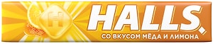 Изображение товара Леденцы Halls со вкусом меда и лимона 25г