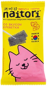 Изображение товара Чипсы Naitori Нори Креветка 3г