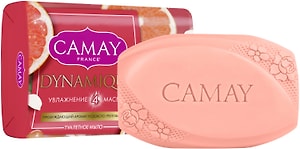 Изображение товара Мыло твердое Camay Динамик парфюмированное с ароматом розового грейпфрута 85г