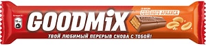Изображение товара Батончик шоколадный Goodmix Соленый арахис с хрустящей вафлей 40г