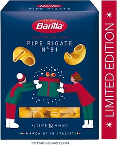 Изображение товара Макароны Barilla Pipe Rigate n.91 450г в ассортименте