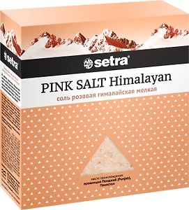 Изображение товара Соль Setra Розовая гималайская мелкая 500г