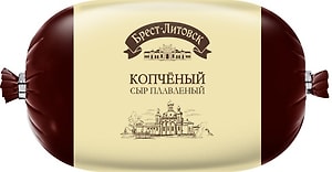 Изображение товара Cыр Брест-Литовск плавленый колбасный копченый 40% 300г