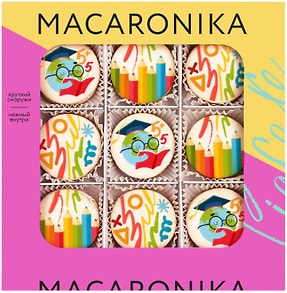 Изображение товара Набор пирожных Macaronika Праздничный 9шт