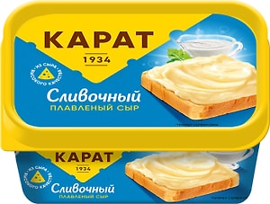 Изображение товара Сыр плавленый Карат Сливочный 45% 400г