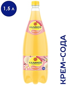 Изображение товара Напиток газированный Калинов Лимонад Крем-сода 1.5л