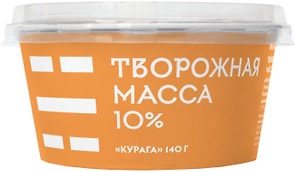 Изображение товара Масса творожная Братья Чебурашкины с курагой 10% 140г