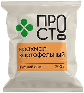 Изображение товара Крахмал ПРОСТО Картофельный 200г