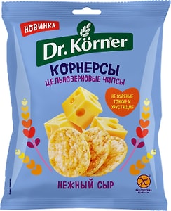 Изображение товара Чипсы Dr.Korner Кукурузно-рисовые с нежным сыром 50г