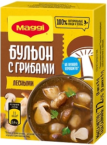 Изображение товара Бульон Maggi с лесными грибами в кубиках 72г