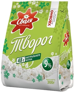 Изображение товара Творог Сваля 9% 300г